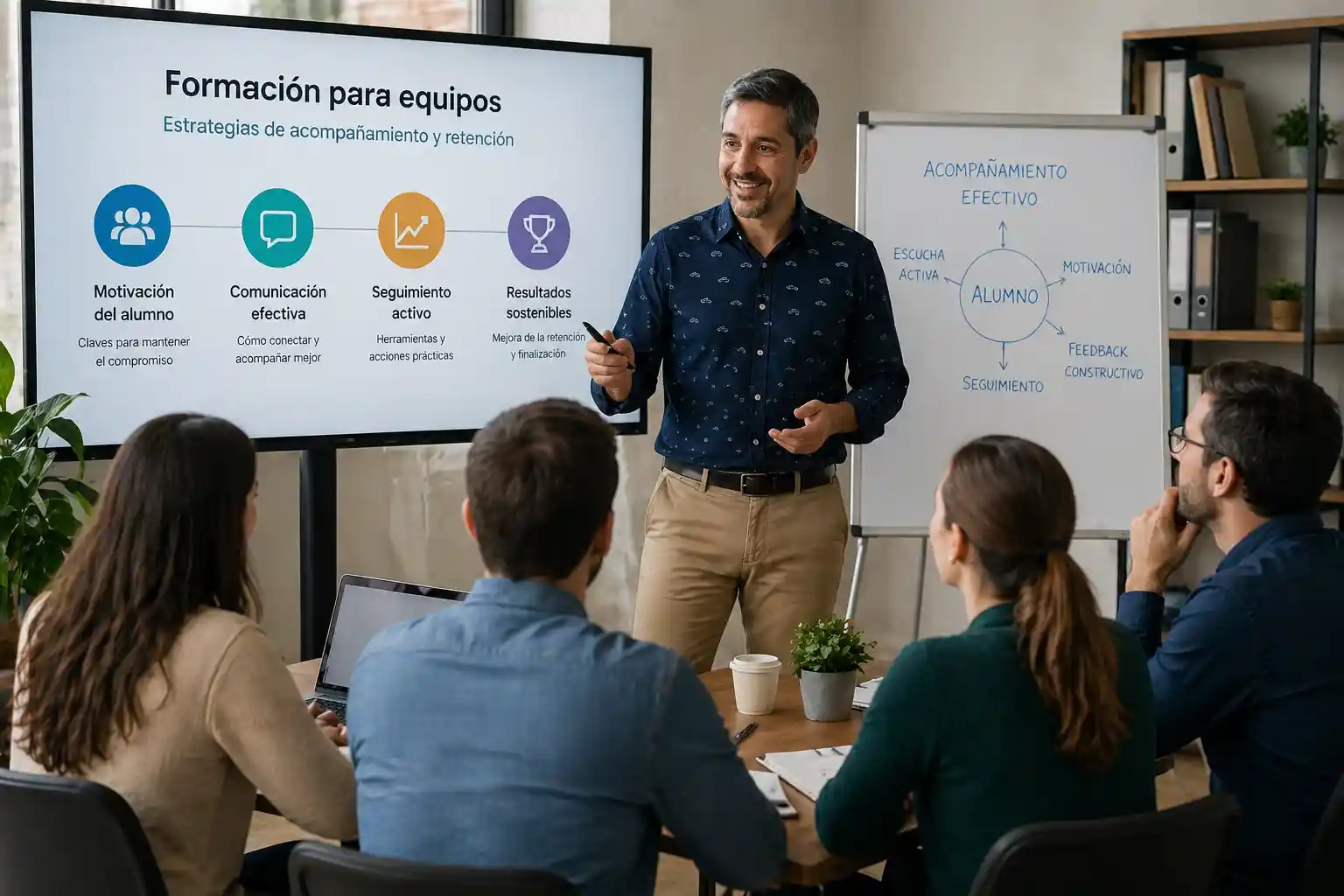 Curso de fidelización y retención de alumnos